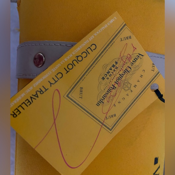 VEUVE CLICQUOT ORANGE Champagne Traveller bag Carry case - Picture 7 of 8